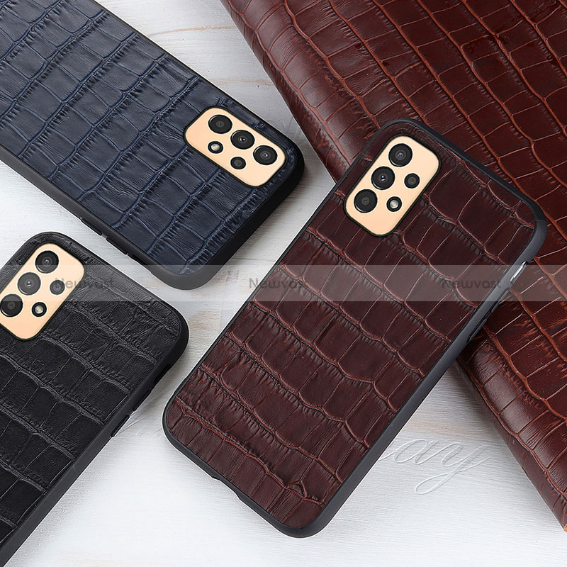 Soft Luxury Leather Snap On Case Cover B04H for Samsung Galaxy A13 4G