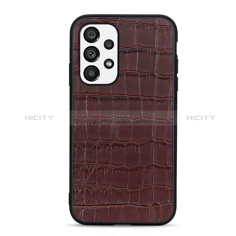 Soft Luxury Leather Snap On Case Cover B04H for Samsung Galaxy A73 5G