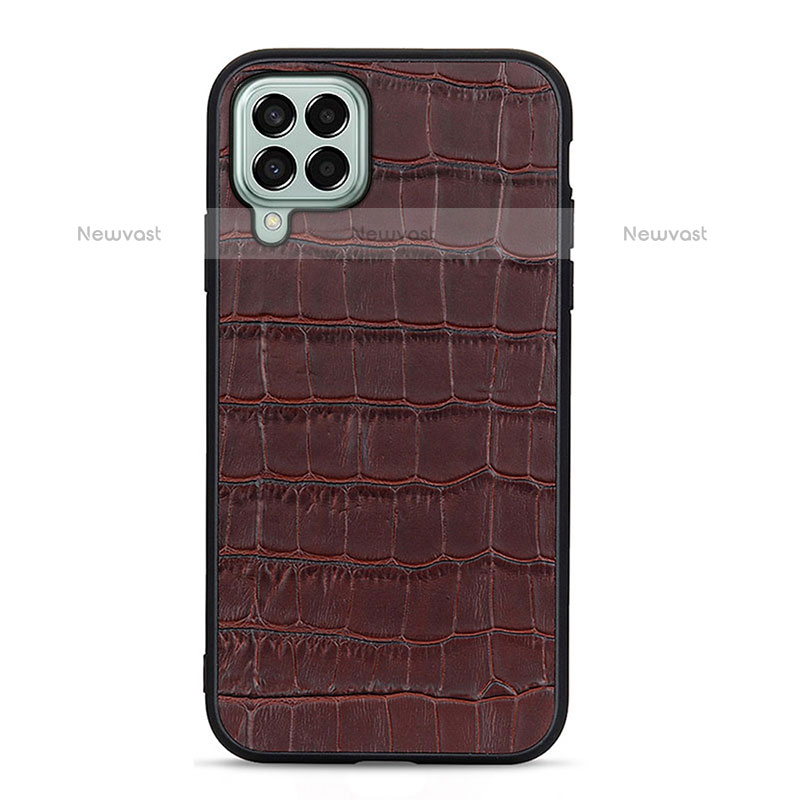 Soft Luxury Leather Snap On Case Cover B04H for Samsung Galaxy M33 5G