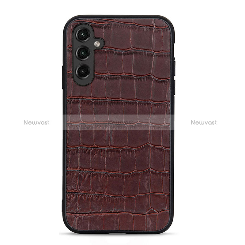 Soft Luxury Leather Snap On Case Cover B04H for Samsung Galaxy M44 5G