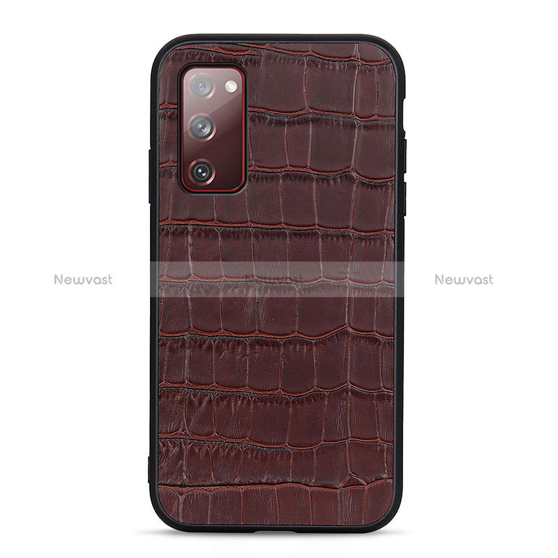 Soft Luxury Leather Snap On Case Cover B04H for Samsung Galaxy S20 FE 4G