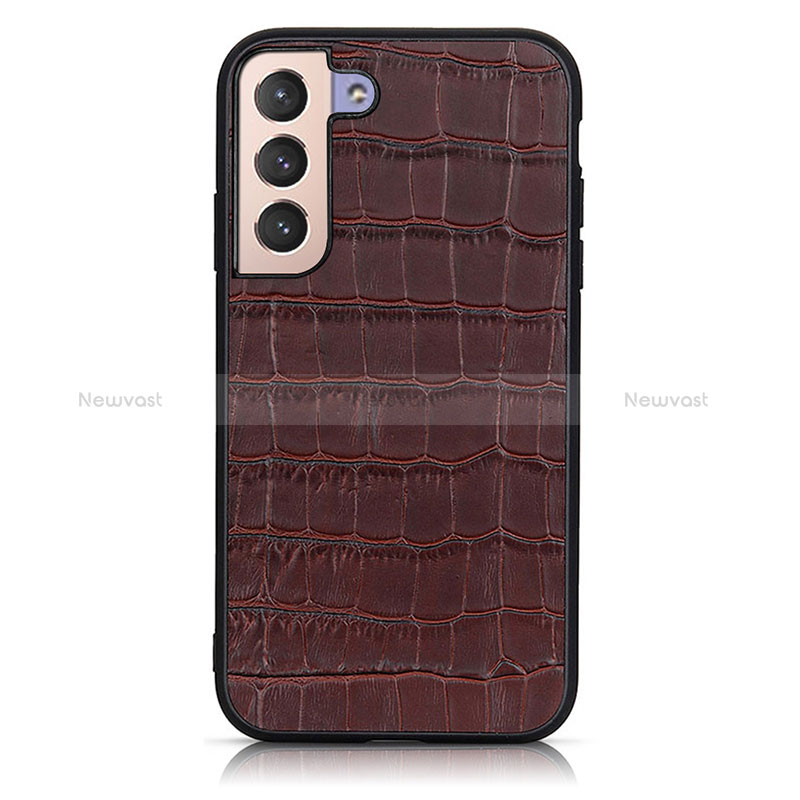 Soft Luxury Leather Snap On Case Cover B04H for Samsung Galaxy S22 Plus 5G