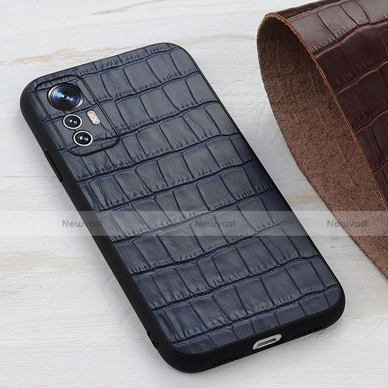 Soft Luxury Leather Snap On Case Cover B04H for Xiaomi Mi 12 5G