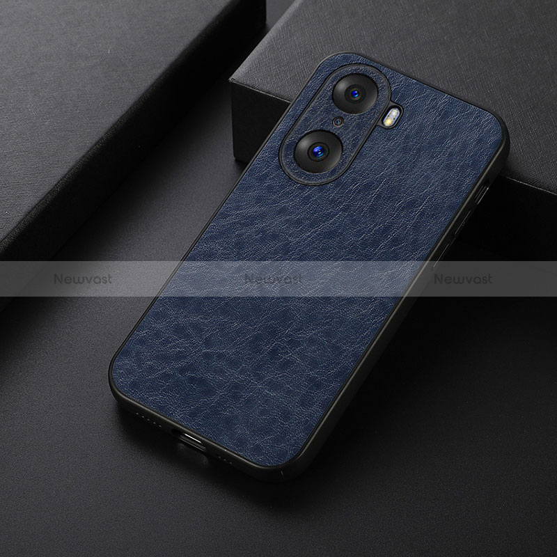 Soft Luxury Leather Snap On Case Cover B05H for Huawei Honor 60 5G