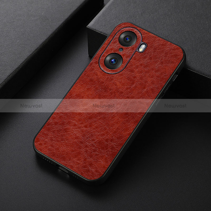 Soft Luxury Leather Snap On Case Cover B05H for Huawei Honor 60 5G