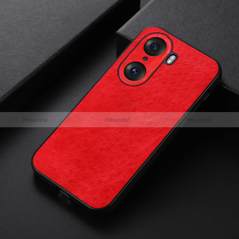 Soft Luxury Leather Snap On Case Cover B05H for Huawei Honor 60 Pro 5G