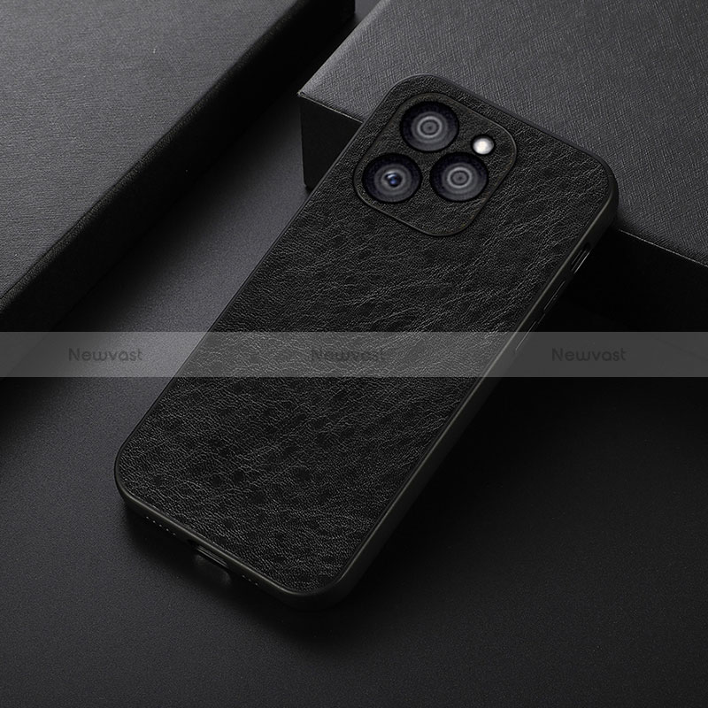 Soft Luxury Leather Snap On Case Cover B05H for Huawei Honor 60 SE 5G