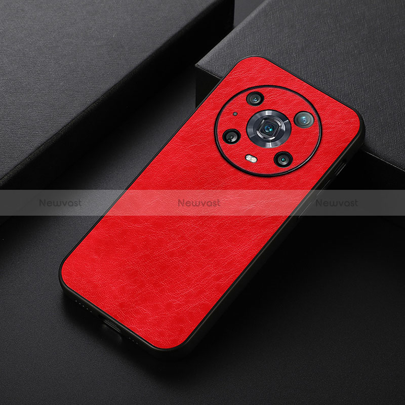 Soft Luxury Leather Snap On Case Cover B05H for Huawei Honor Magic4 Pro 5G