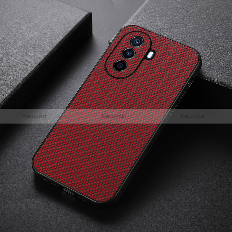 Soft Luxury Leather Snap On Case Cover B05H for Huawei Nova Y70