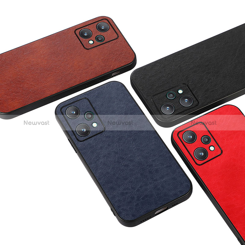 Soft Luxury Leather Snap On Case Cover B05H for Realme 9 5G