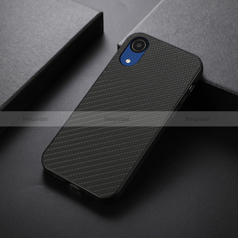 Soft Luxury Leather Snap On Case Cover B05H for Samsung Galaxy A03 Core