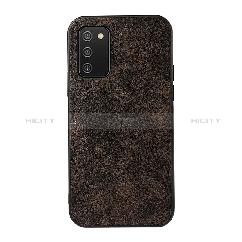 Soft Luxury Leather Snap On Case Cover B05H for Samsung Galaxy A03s