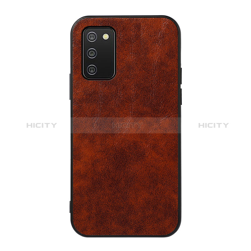 Soft Luxury Leather Snap On Case Cover B05H for Samsung Galaxy A03s