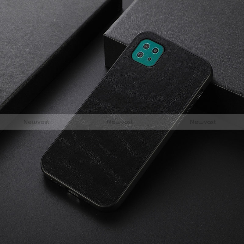 Soft Luxury Leather Snap On Case Cover B05H for Samsung Galaxy A22 5G