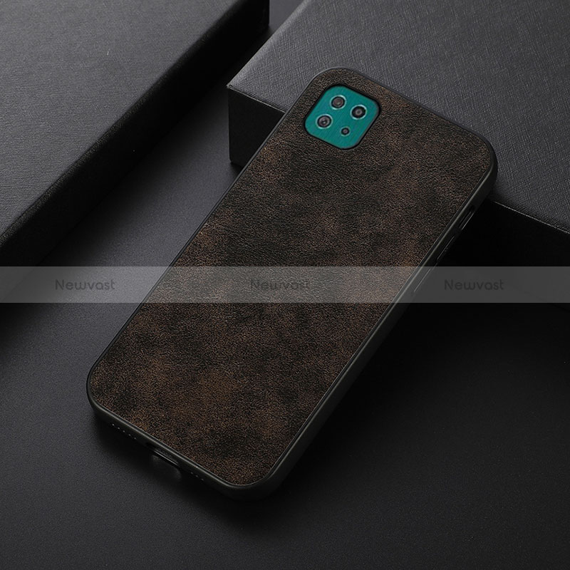 Soft Luxury Leather Snap On Case Cover B05H for Samsung Galaxy A22 5G