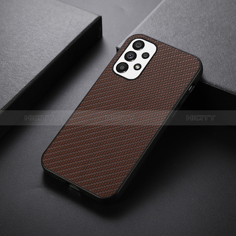 Soft Luxury Leather Snap On Case Cover B05H for Samsung Galaxy A73 5G