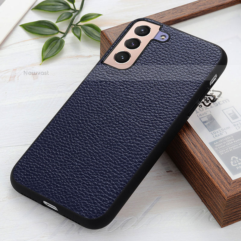 Soft Luxury Leather Snap On Case Cover B05H for Samsung Galaxy S21 FE 5G