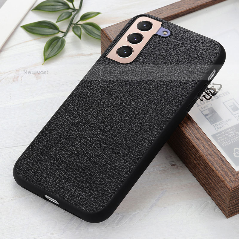 Soft Luxury Leather Snap On Case Cover B05H for Samsung Galaxy S21 Plus 5G