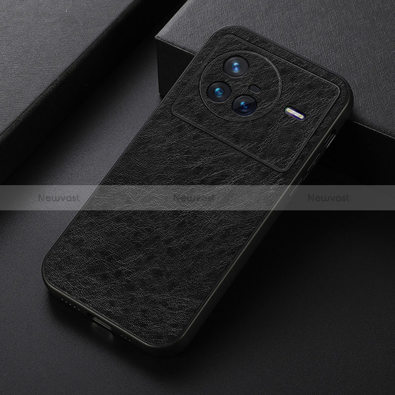 Soft Luxury Leather Snap On Case Cover B05H for Vivo X80 5G