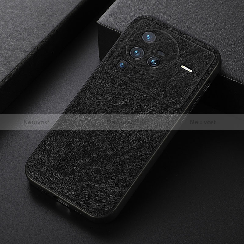 Soft Luxury Leather Snap On Case Cover B05H for Vivo X80 Pro 5G