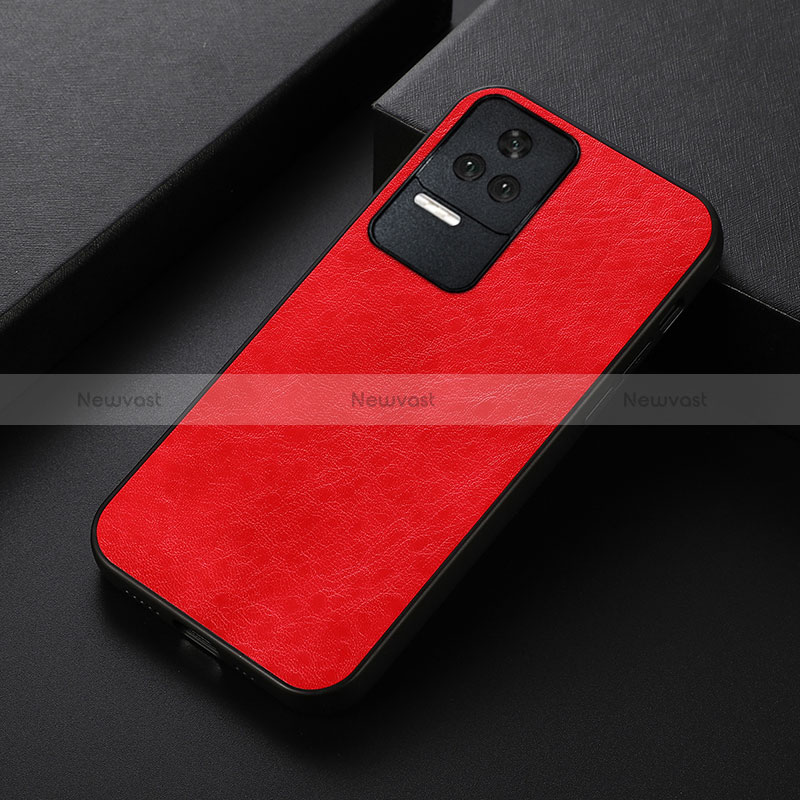 Soft Luxury Leather Snap On Case Cover B05H for Xiaomi Redmi K50 5G