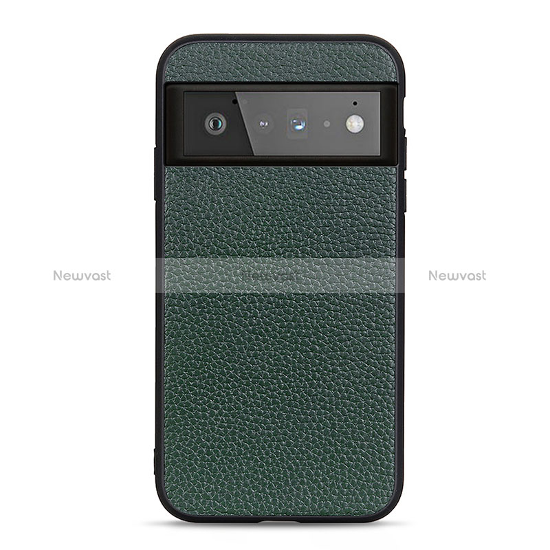 Soft Luxury Leather Snap On Case Cover B06H for Google Pixel 6 Pro 5G