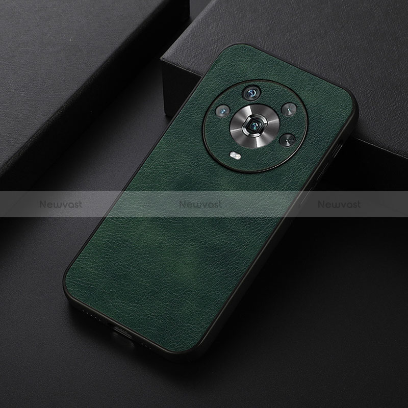 Soft Luxury Leather Snap On Case Cover B06H for Huawei Honor Magic4 5G