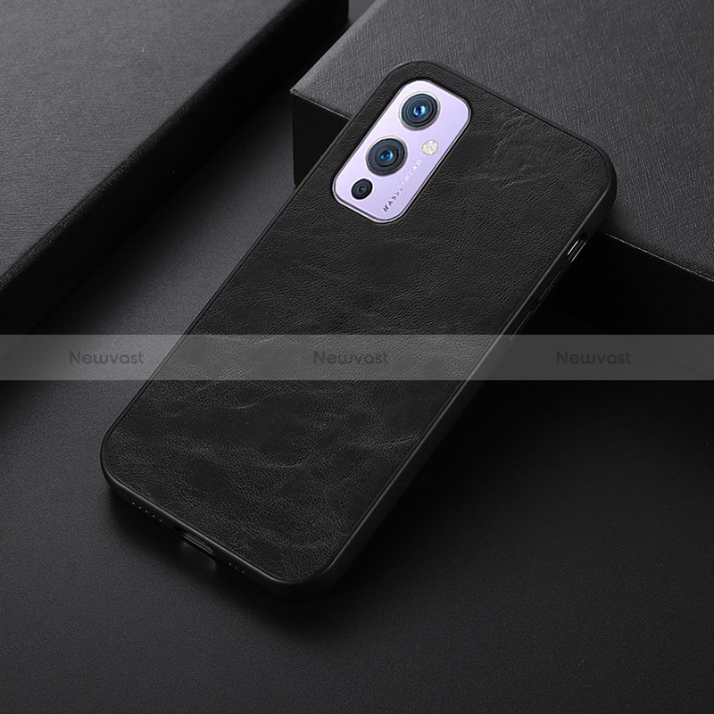 Soft Luxury Leather Snap On Case Cover B06H for OnePlus 9 5G