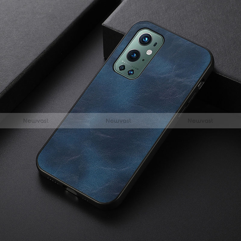 Soft Luxury Leather Snap On Case Cover B06H for OnePlus 9 Pro 5G