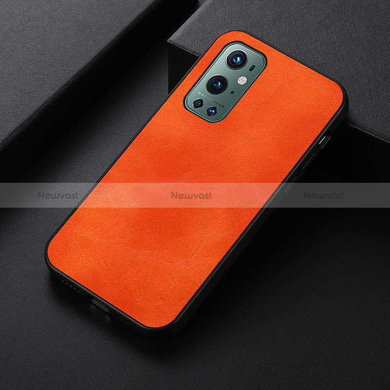 Soft Luxury Leather Snap On Case Cover B06H for OnePlus 9 Pro 5G