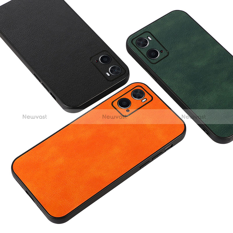 Soft Luxury Leather Snap On Case Cover B06H for Oppo A36