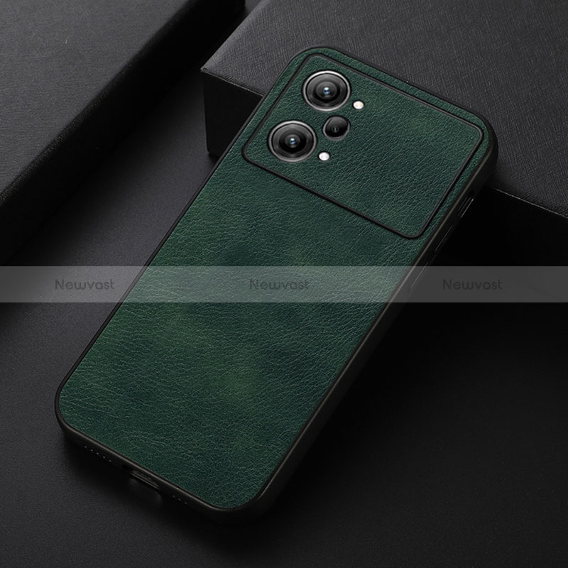 Soft Luxury Leather Snap On Case Cover B06H for Oppo K10 Pro 5G Green