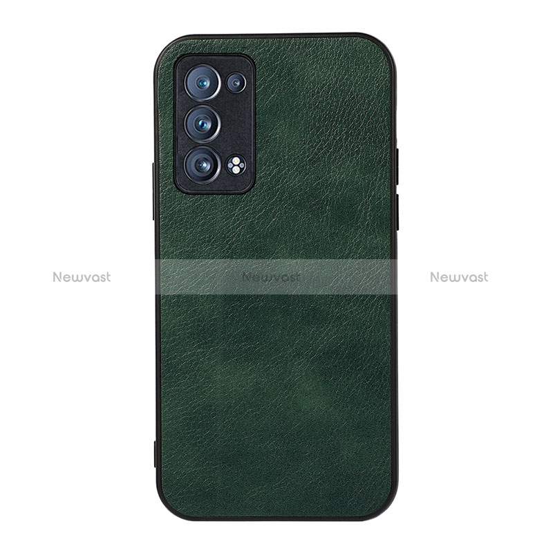 Soft Luxury Leather Snap On Case Cover B06H for Oppo Reno6 Pro+ Plus 5G