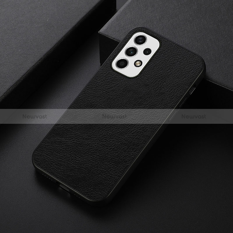 Soft Luxury Leather Snap On Case Cover B06H for Samsung Galaxy A23 4G