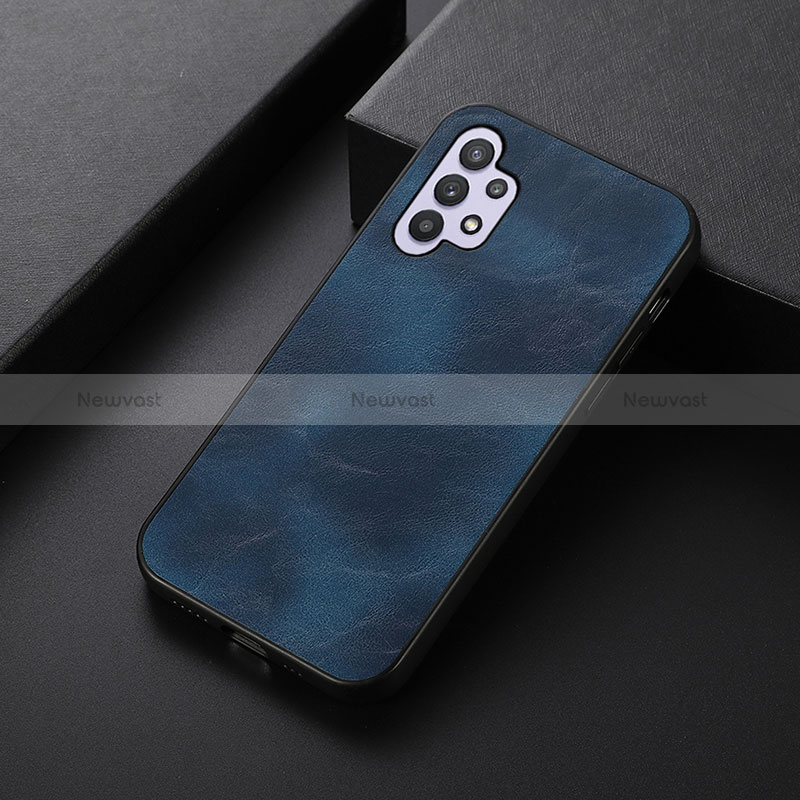 Soft Luxury Leather Snap On Case Cover B06H for Samsung Galaxy A32 5G