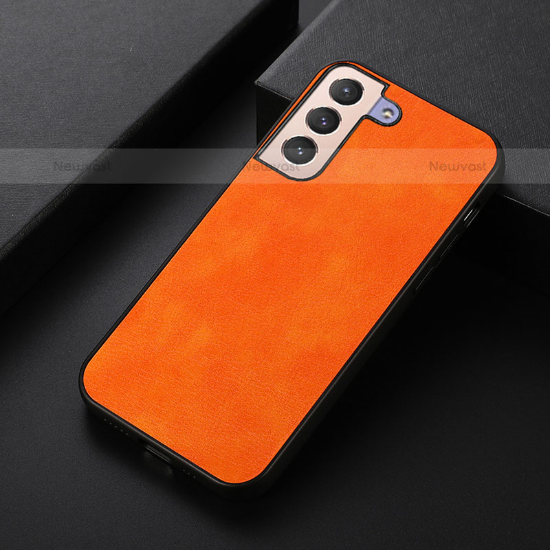 Soft Luxury Leather Snap On Case Cover B06H for Samsung Galaxy S21 5G