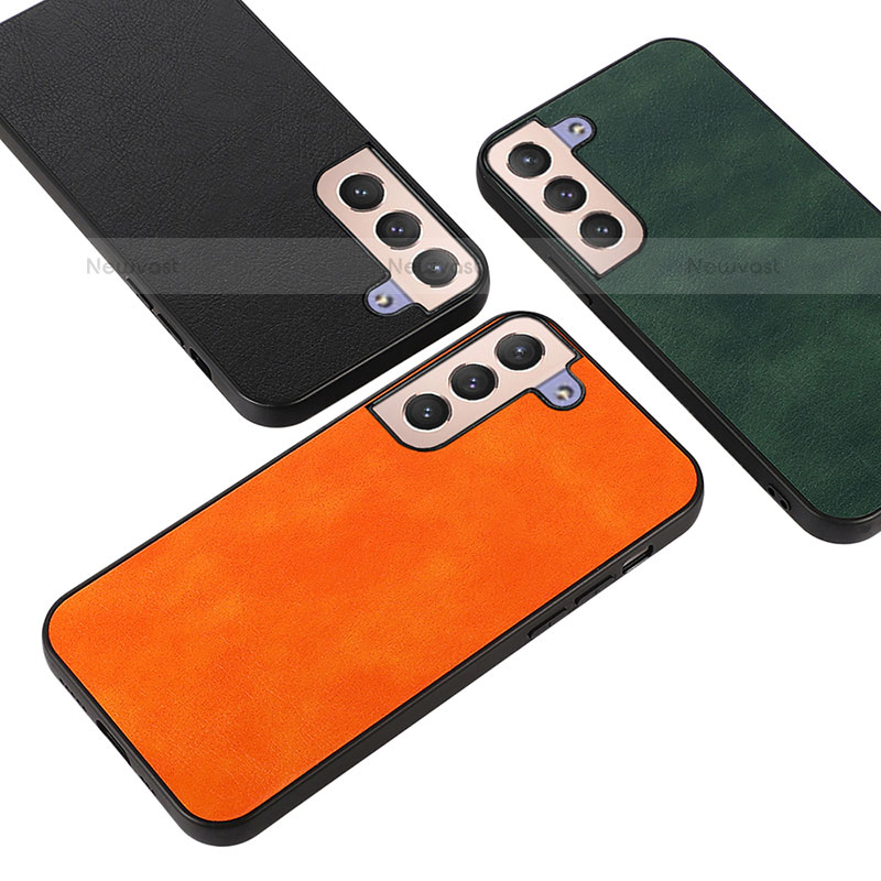 Soft Luxury Leather Snap On Case Cover B06H for Samsung Galaxy S21 Plus 5G