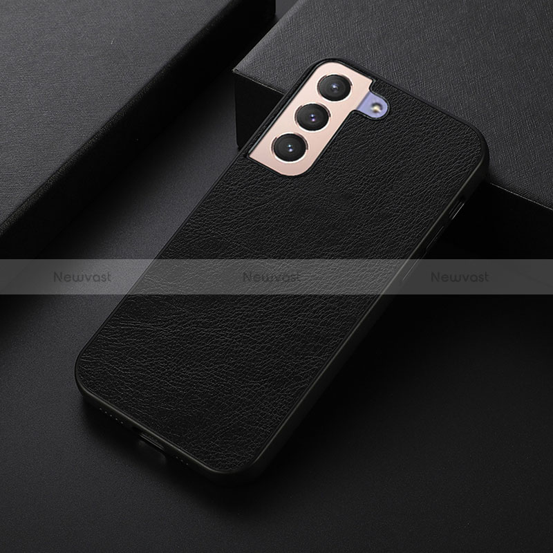 Soft Luxury Leather Snap On Case Cover B06H for Samsung Galaxy S25 Plus 5G