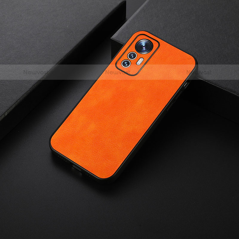 Soft Luxury Leather Snap On Case Cover B06H for Xiaomi Mi 12S Pro 5G