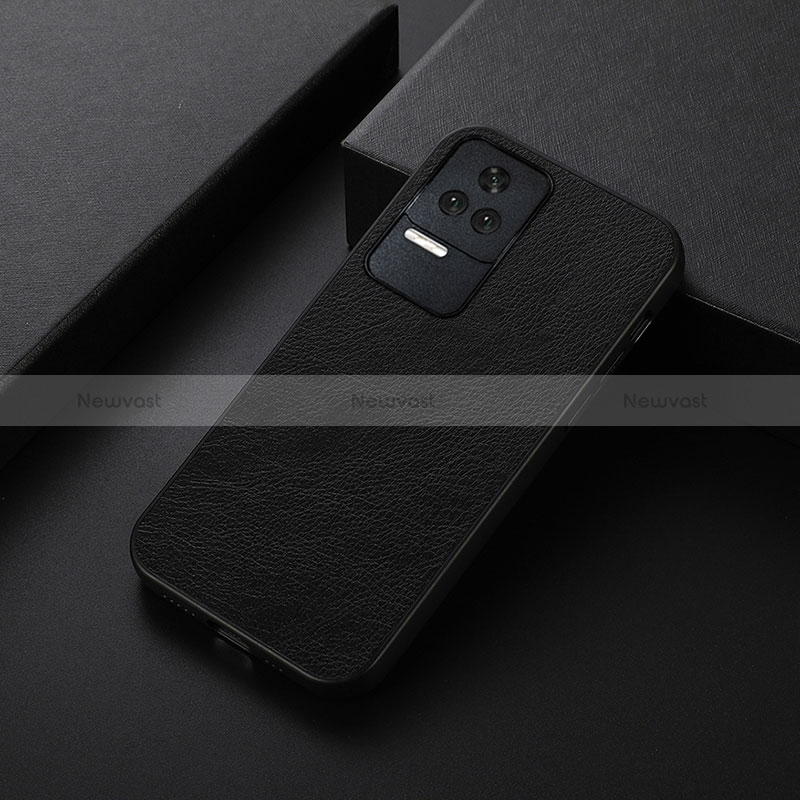Soft Luxury Leather Snap On Case Cover B06H for Xiaomi Poco F4 5G