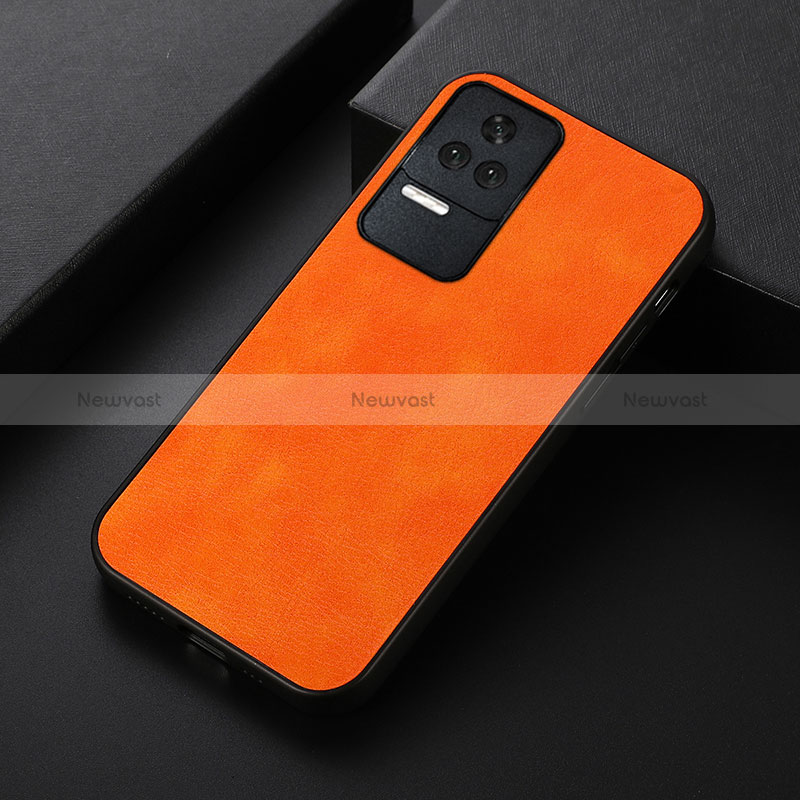 Soft Luxury Leather Snap On Case Cover B06H for Xiaomi Redmi K50 Pro 5G