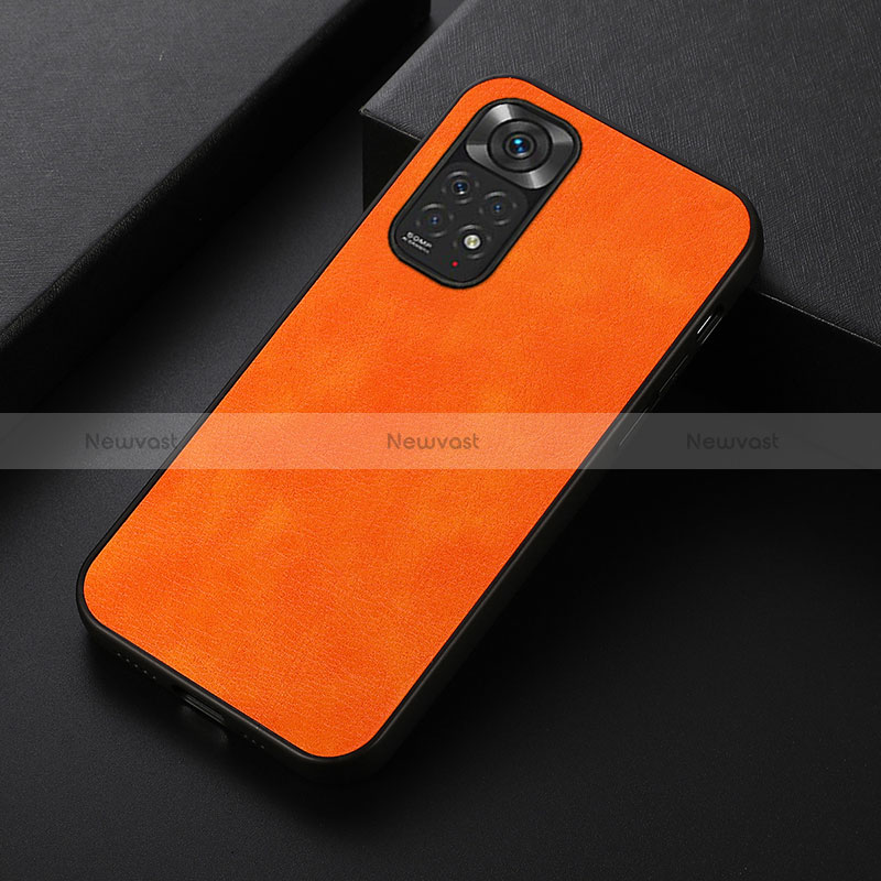 Soft Luxury Leather Snap On Case Cover B06H for Xiaomi Redmi Note 11 4G (2022)