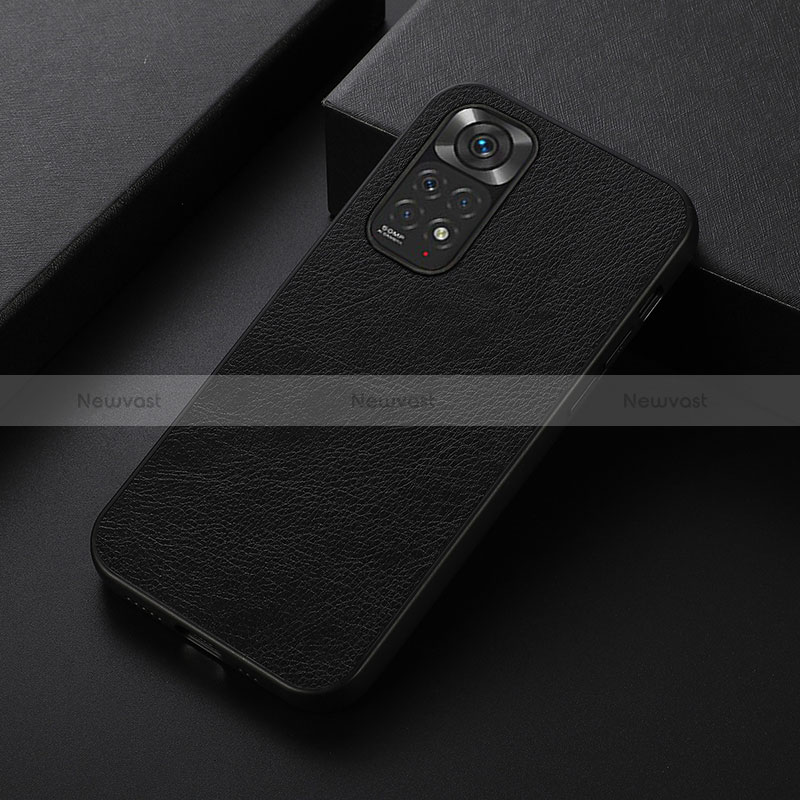 Soft Luxury Leather Snap On Case Cover B06H for Xiaomi Redmi Note 11 4G (2022)