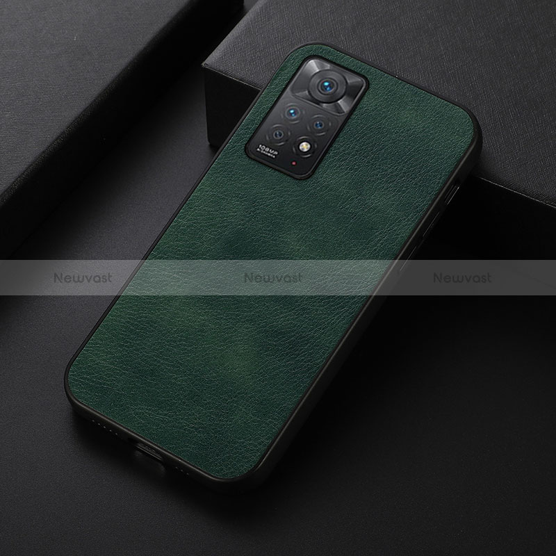 Soft Luxury Leather Snap On Case Cover B06H for Xiaomi Redmi Note 11 Pro 4G