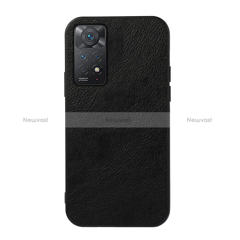 Soft Luxury Leather Snap On Case Cover B06H for Xiaomi Redmi Note 11 Pro 4G