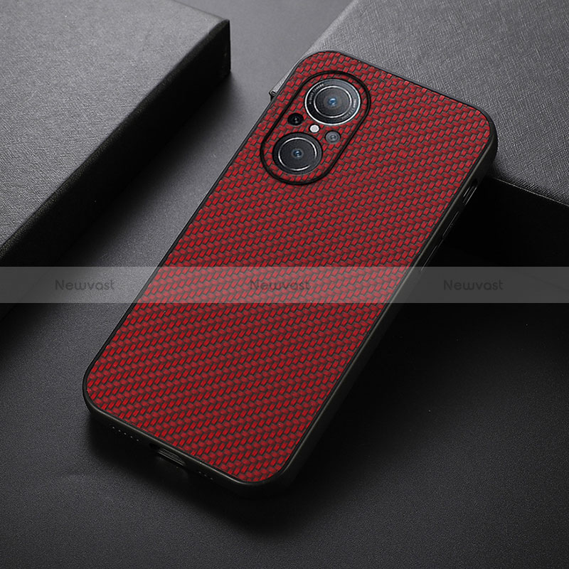 Soft Luxury Leather Snap On Case Cover B07H for Huawei Honor 50 SE 5G