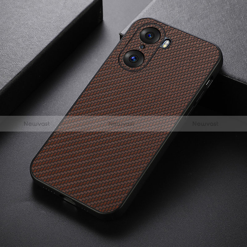 Soft Luxury Leather Snap On Case Cover B07H for Huawei Honor 60 5G