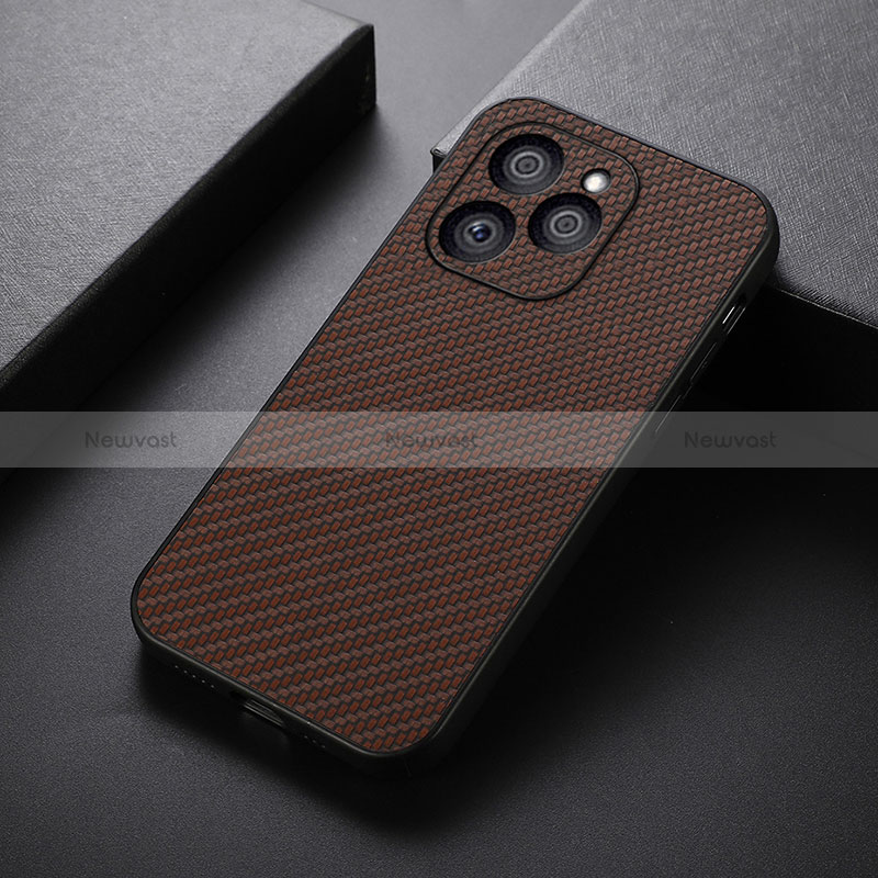 Soft Luxury Leather Snap On Case Cover B07H for Huawei Honor 60 SE 5G