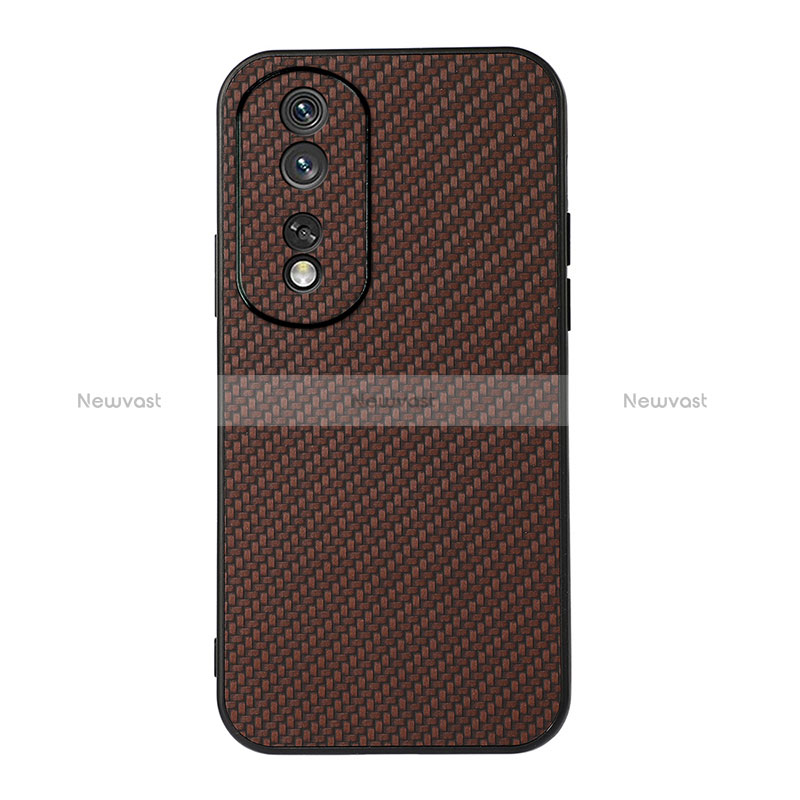 Soft Luxury Leather Snap On Case Cover B07H for Huawei Honor 80 Pro 5G