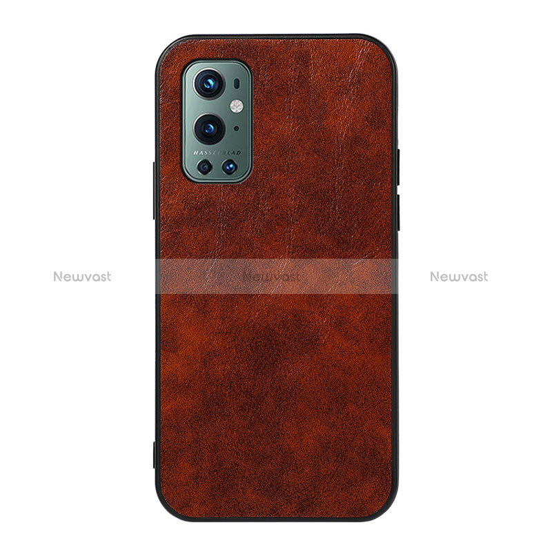 Soft Luxury Leather Snap On Case Cover B07H for OnePlus 9 Pro 5G